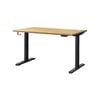Oikiture Electric Standing Desk Dual Motor 120cm OAK Tabletop