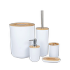 Estilo 5 Piece Bamboo Bathroom Set