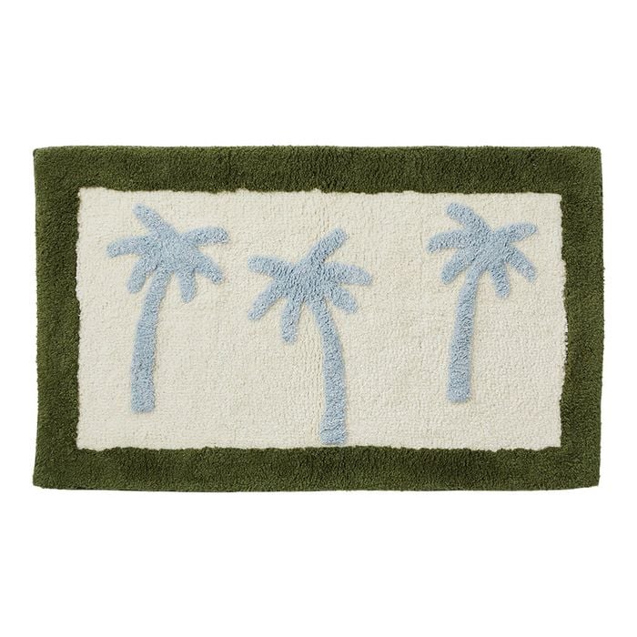 Myhouse Cove Bath Mat - Midnight Palm