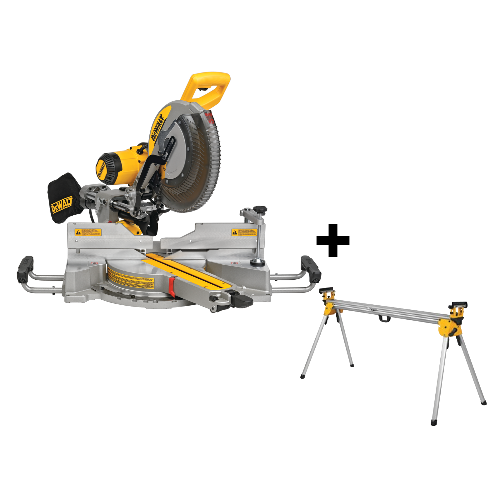 DEWALT 305mm Corded Compound Mitre Saw w stand DWS780LBS XE