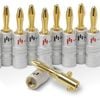 Aperion Audio Premium Quality Banana Plugs (5 Pairs)