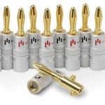 Aperion Audio Premium Quality Banana Plugs (5 Pairs)