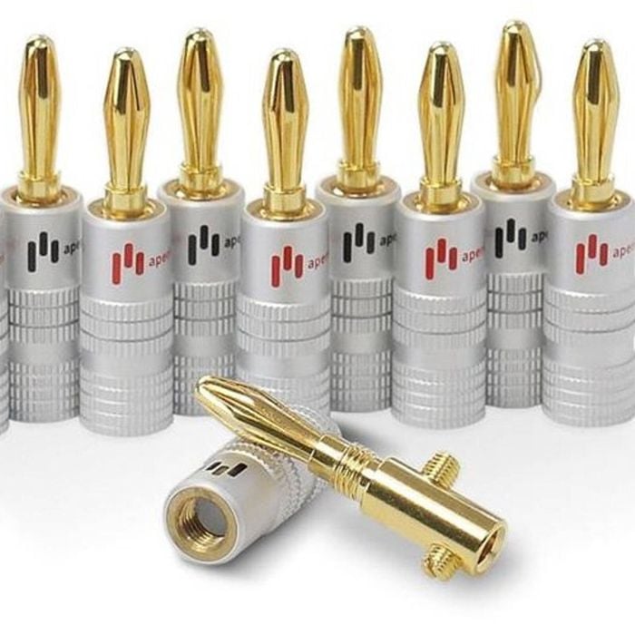 Aperion Audio Premium Quality Banana Plugs (5 Pairs)