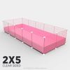Ozzy Cages Large C&C Enclosure - Clear Sided - Pink