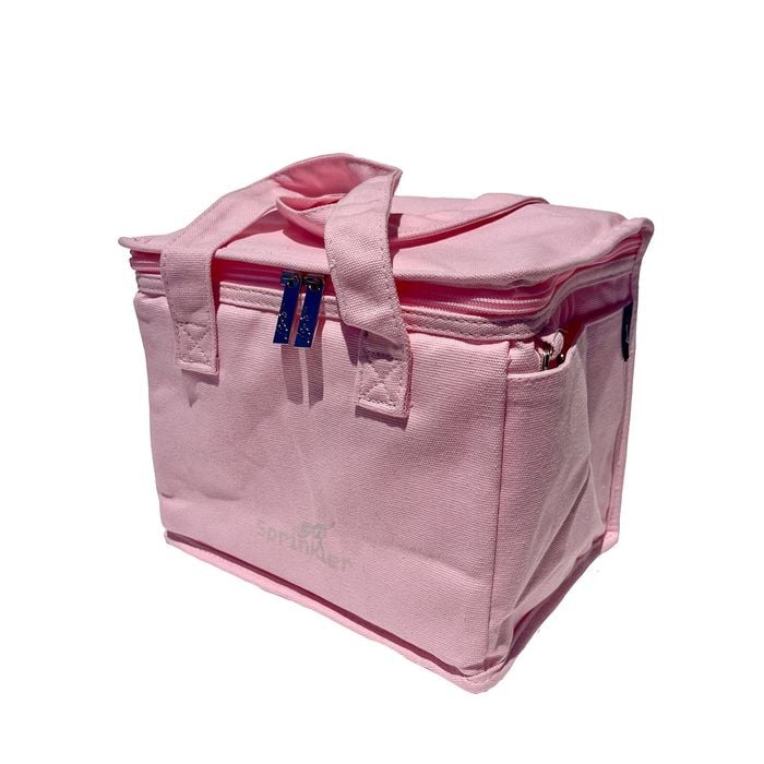 Sprinkler fergus canvas leakproof insulated lunch/meal bag carrier blush