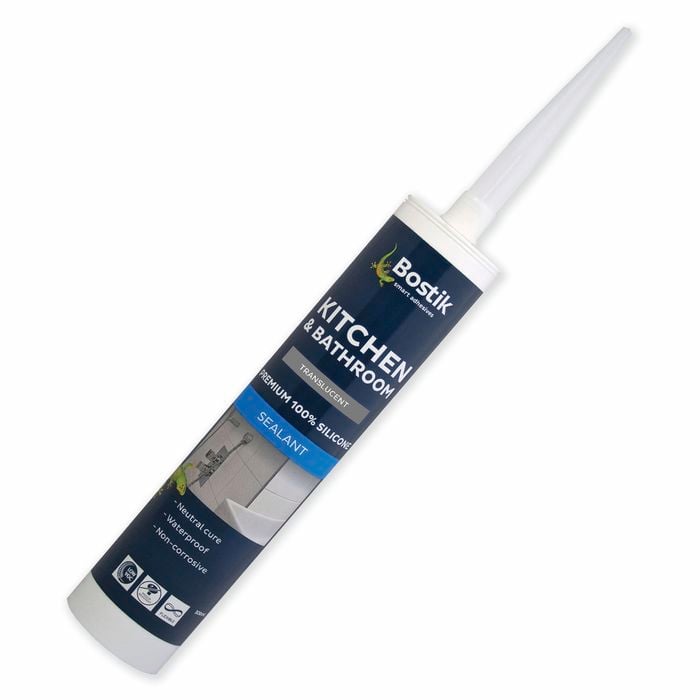 Bostik 300ml Kitchen And Bathroom Silicone - Translucent