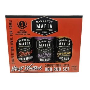 Barbecue Mafia 3 Piece BBQ Rubs Gift Pack