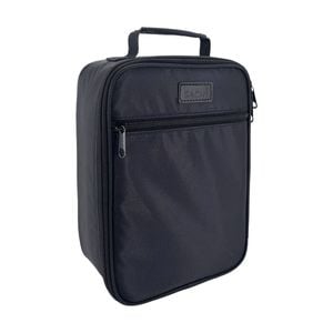 Sachi Junior Insulated School Food Lunch Bag Black 21x11x28cm