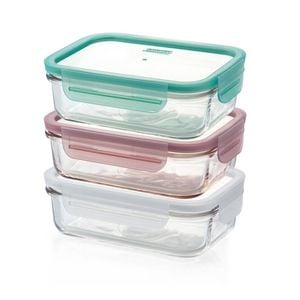 Glasslock 3 Piece Tempered Glass Set