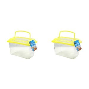 2PK Dudley's World Of Pets Portable Fish Tank Small Assorted