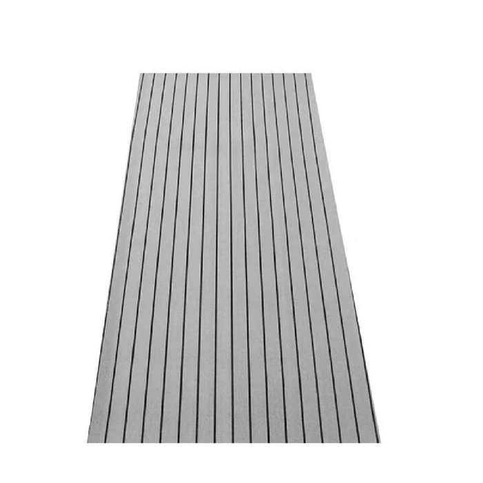Provecta 240x90cm Light Grey Eva Foam Marine Boat Decking Mat – Self-adhesive Teak Styl