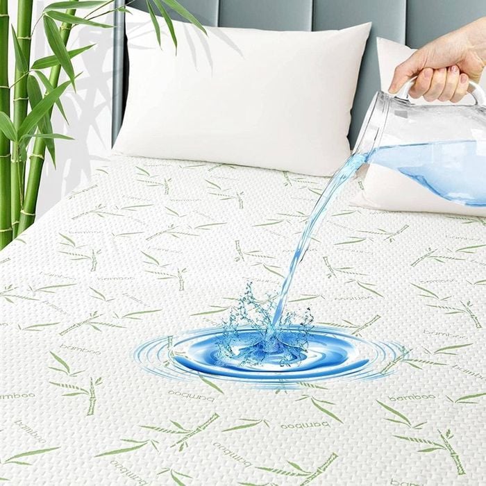 Double Bamboo Mattress Protector, 3-Layer Design