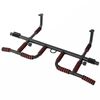 Centra Pull Up Bar Doorway No Drill 200kg Heavy Duty Carbon Steel for Home Black