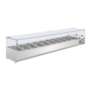 Polar G-series Countertop Prep Fridge 10x 1/4gn - Countertop Prep Fridges (g611-a)
