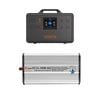 Voltx 2400w 2240wh Portable Power Station + 12v 1kw Pure Sine Wave Inverter - Backup Power For Home & Camping