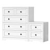 ALFORDSON 5 Chest of Drawers Bedside Table Set White