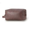 Tosca Vegan Leather Wetpack Travel Toiletries/Grooming Organiser Chocolate