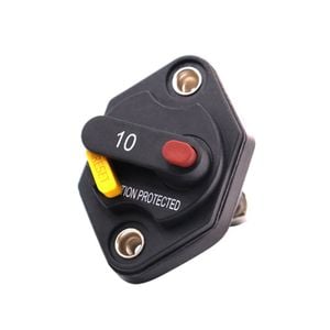 Exotronic 10A Mini Panel Mount Waterproof DC Circuit Breaker