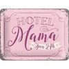 Nostalgic Art 15x20cm Small Wall Hanging Metal Sign Hotel Mama