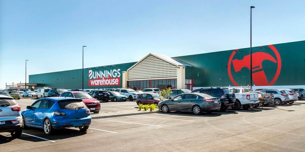 Carpark with the store in the backdrop