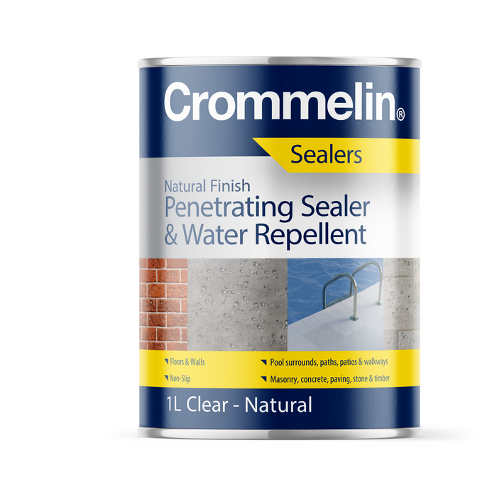 Crommelin 1L Natural Finish Penetrating Sealer and Water Repellent