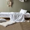 Happy Kids Woodland White Cotton Sheet Set Double