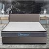 Dreamz 18CM Premium Bed Top Foam Spring Mattress Double