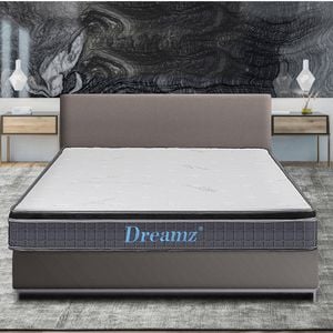 Dreamz 18CM Premium Bed Top Foam Spring Mattress Double