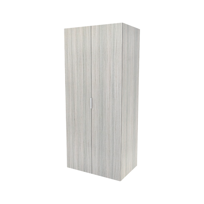 Lugna 2048 x 900 x 580mm Mist 3 Shelf 3 Drawers Double Door Storage Cabinet