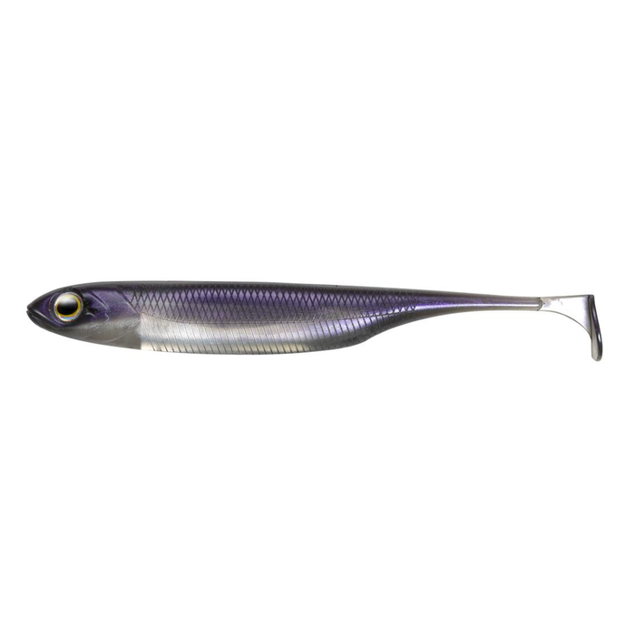 Fish Arrow Flash J Shad 4" SW Soft Plastic Fishing Lure 122 Keimura Purple / Silver