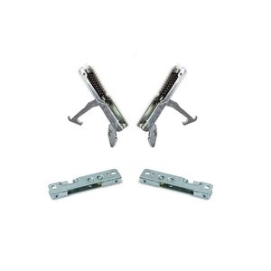 Oven Door Hinges Complete Kit Assembly With Supports 931330532KIT, suits Smeg
