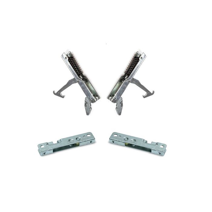 Oven Door Hinges Complete Kit Assembly With Supports 931330532KIT, suits Smeg