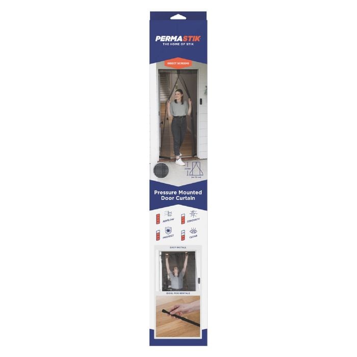 Permastik 2.04m x 1m Pressure Mounted Door Curtain