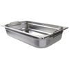 Vogue Gastronorm Pan Stainless Steel 1/1 With Handles 100mm Commercial Kitchen Food Storage