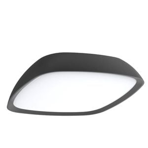 CLA Lighting Doccia Exterior LED Round Wall / Ceiling Light IP65 Dark Grey