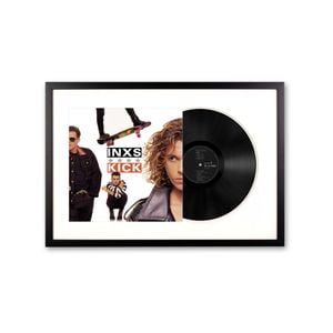 Framed Inxs Kick - Vinyl Album Art
