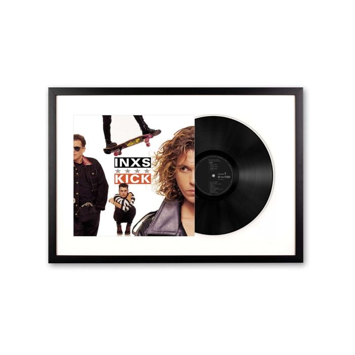 Framed Inxs Kick - Vinyl Album Art