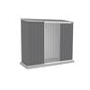 Absco Sheds 2.26 x 0.78 x 1.95m Monument Ezislider Single Sliding Door Garden Shed