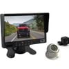 Elinz Caravan Two Camera 4PIN System 7" Monitor HD 12V/24V Reversing CCD Camera Kit - 7.0" | Wired Transmission | 4PIN System