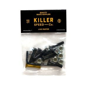 Killer Speed Co Allen Key Skateboard Mounting Hardware Bolt Length 1 1/4in