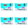8pc Tontine Easy Care Medium Sleeping Comfort Support Soft Pillow White