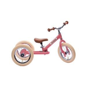 Trybike Pink Vintage 3-Wheel 86cm Balance Bicycle Kids Ride On 18m+