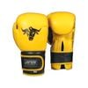 Kids Boxing Gloves Punching Bag Sparring by Javson - Yellow / Black 6 Oz