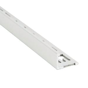 QEP 8mm x 1m White Angle L Shape Tile Trim