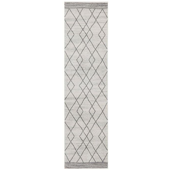 The Rug Connection Harley Gina Runner Off White 400x80cm - Large Runner Pet Friendly Indoor Rug