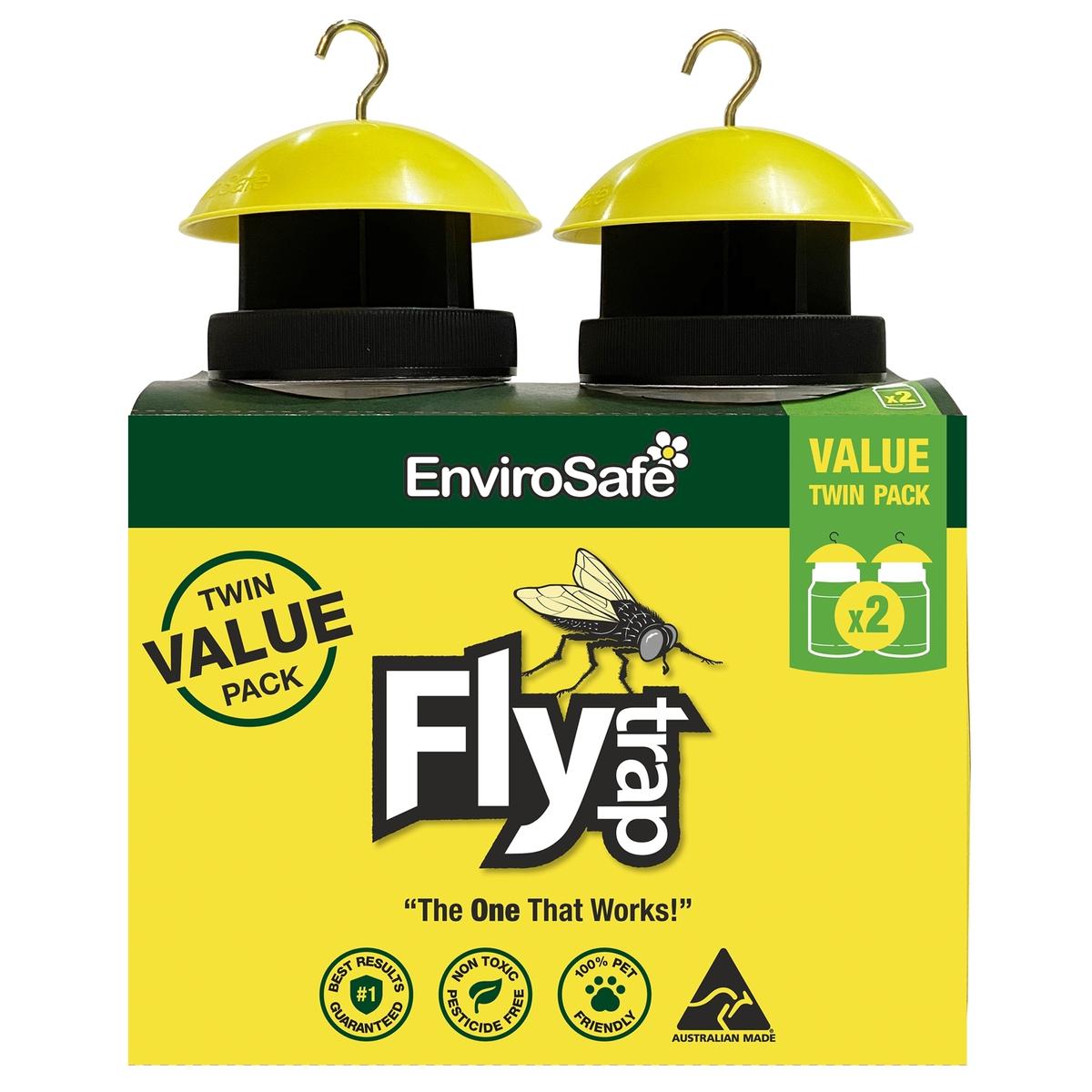 EnviroSafe Fly Trap - 2 Pack - Bunnings Australia