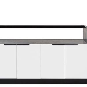 AlfrescoPlus 1530mm Arctic White BBQ Module and Air Frame
