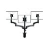 FORTIA Triple Computer Monitor Mount Stand for Desk with 3 Adjustable Arm Holder for 15 to 32 inch Displays