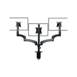 FORTIA Triple Computer Monitor Mount Stand for Desk with 3 Adjustable Arm Holder for 15 to 32 inch Displays