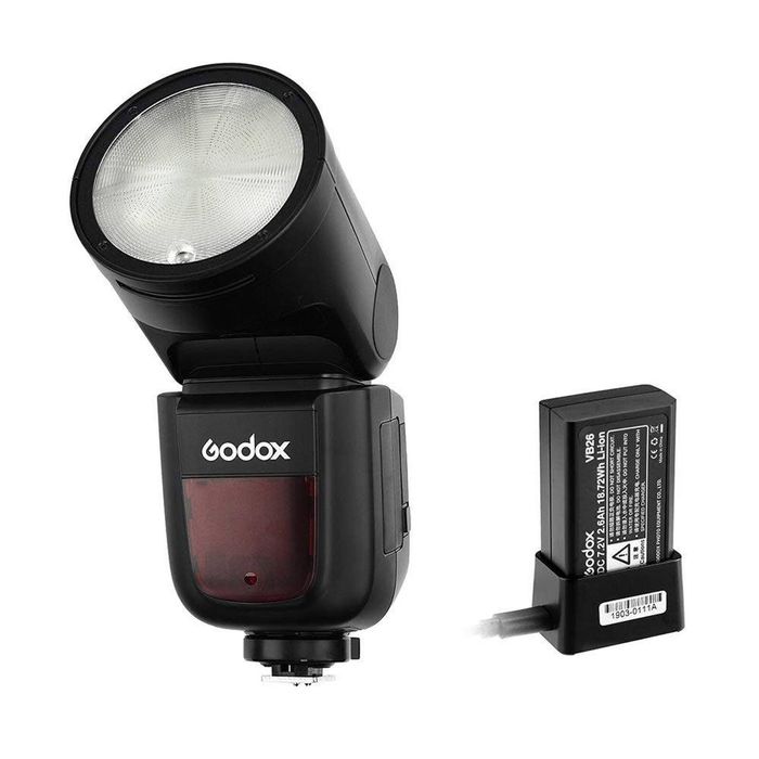 Godox V1 Ttl Li-ion Round Head Camera Flash For Nikon